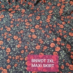 FINAL PRICE-BNWOT Lularoe 2Xl Maxi Skirt